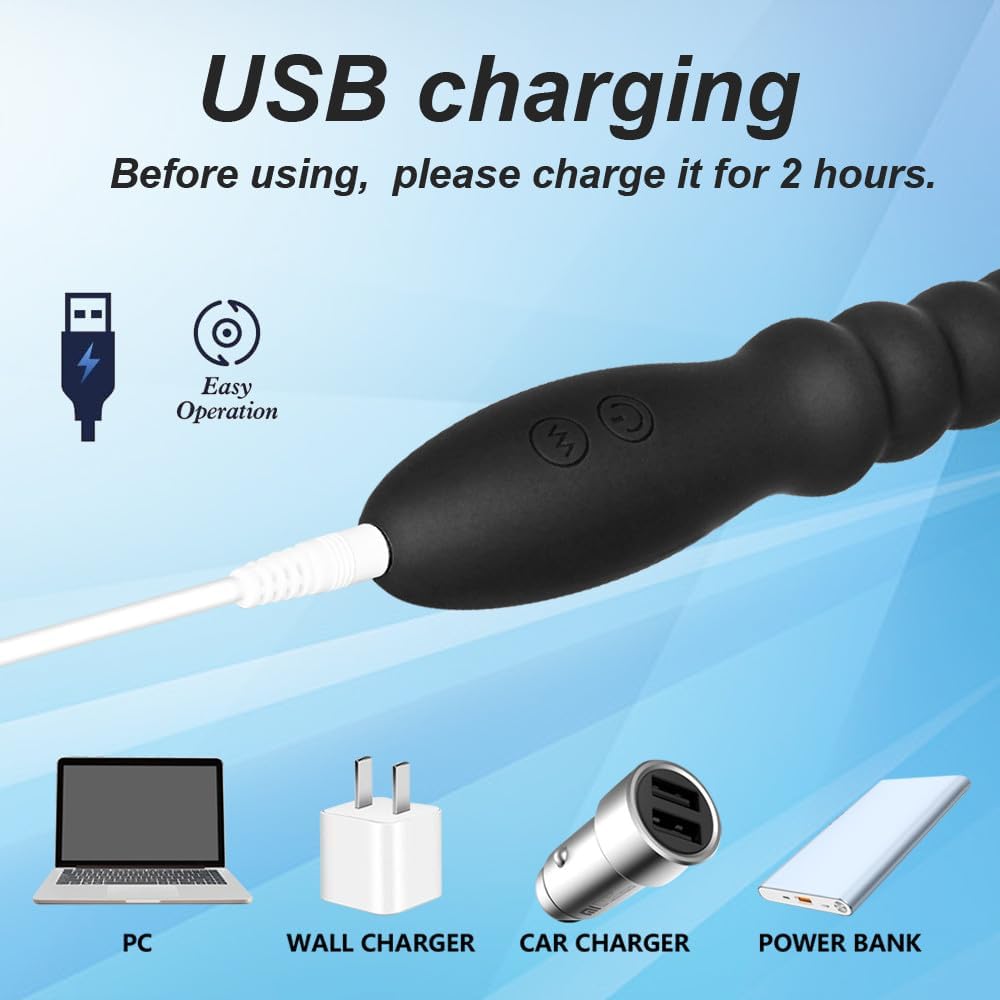 Halo Vibrating Anal Beads Butt Plug G-spot Stimulator