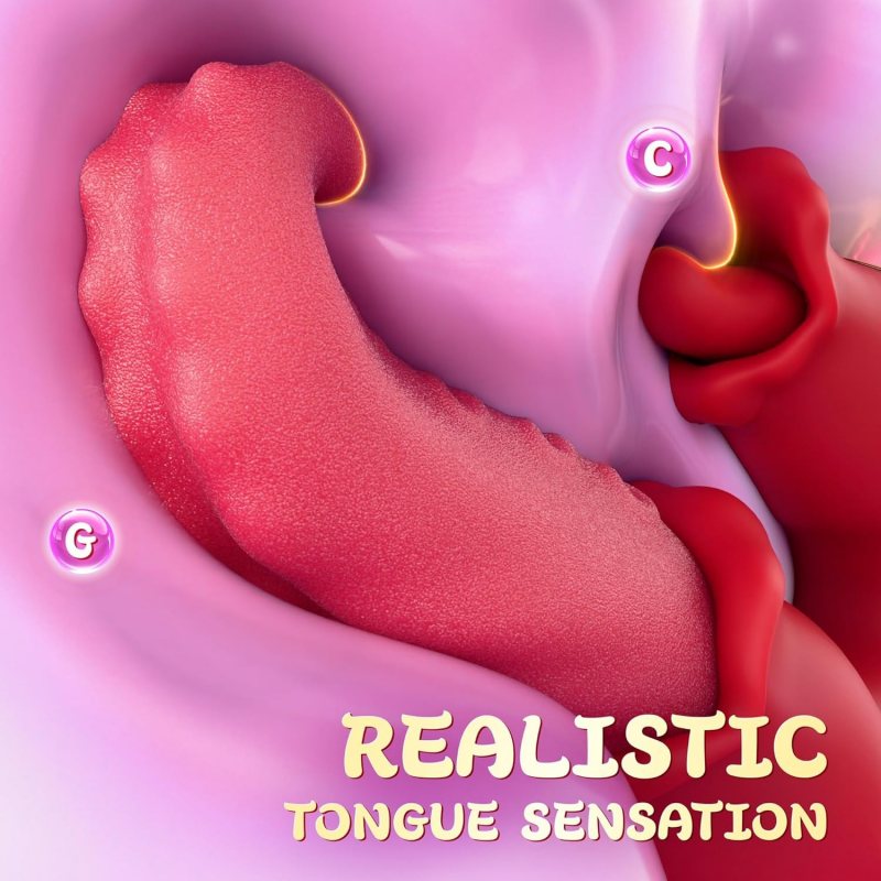 Octopus - Thrusting Vibrators Licking G-spot Clit Stimulator