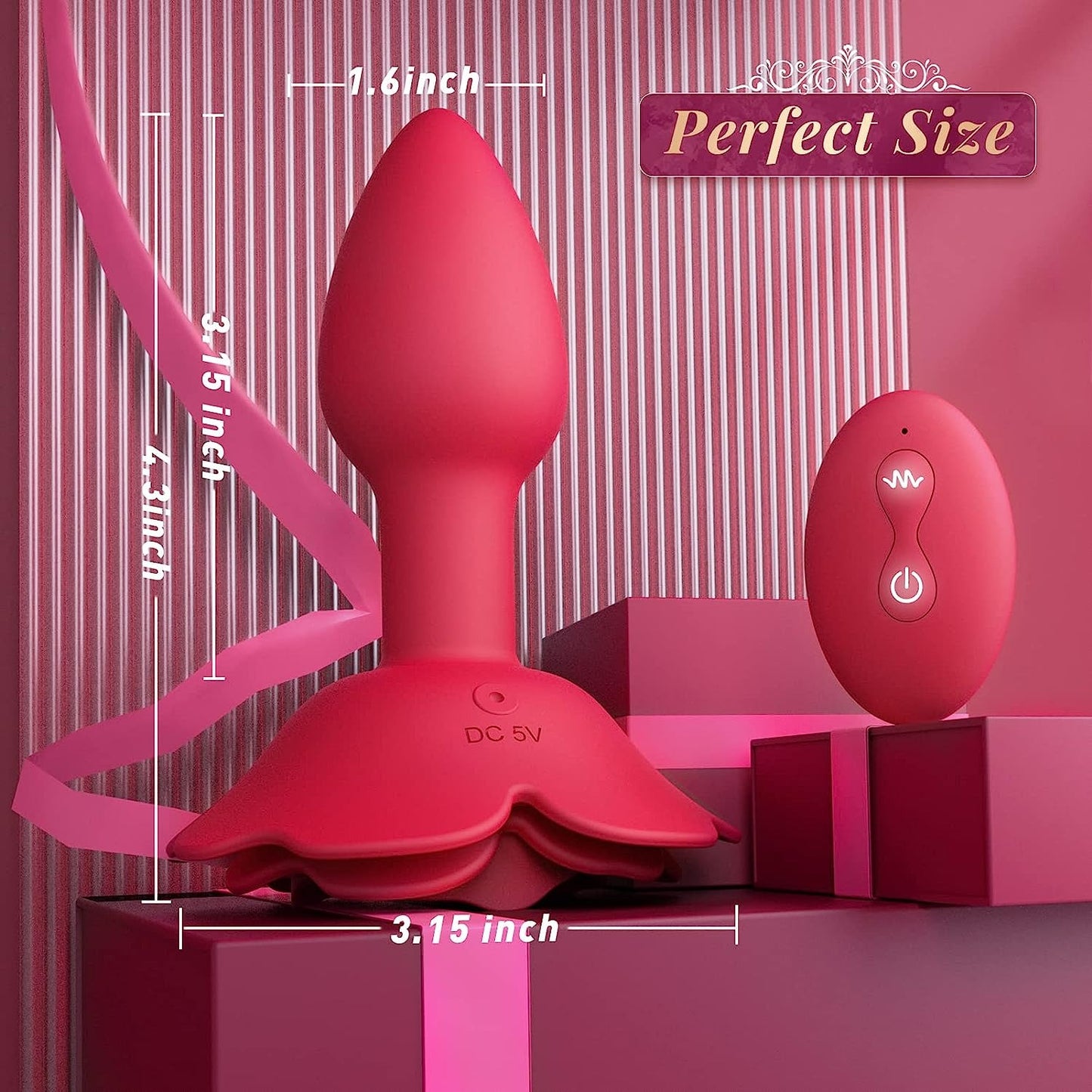 FastRocket - Prostate Massager Anal Butt Plug With Remote Control