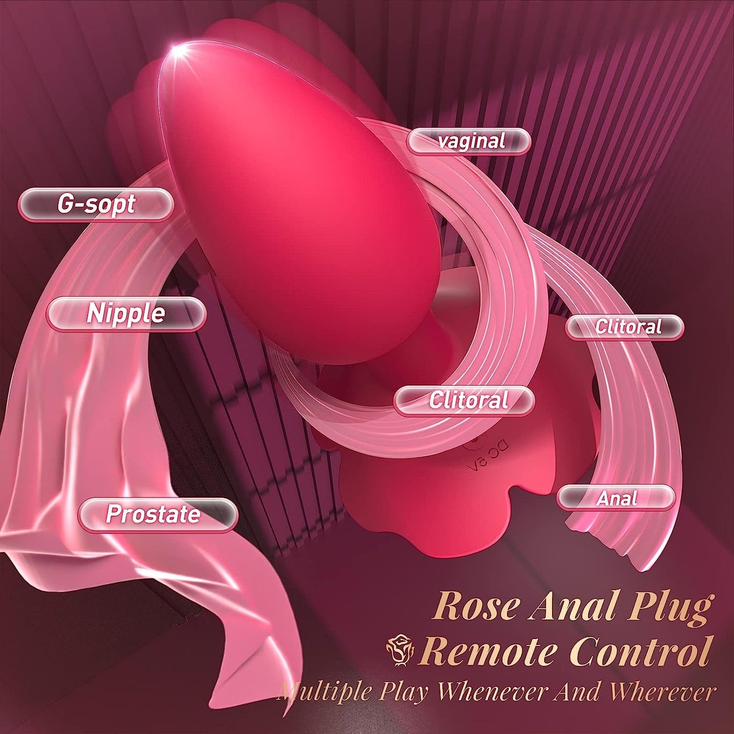 FastRocket - Prostate Massager Anal Butt Plug With Remote Control