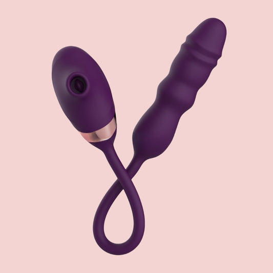 EnchantedLotus - Sucking & Thrusting G-Spot Vibrator Dildo Plug