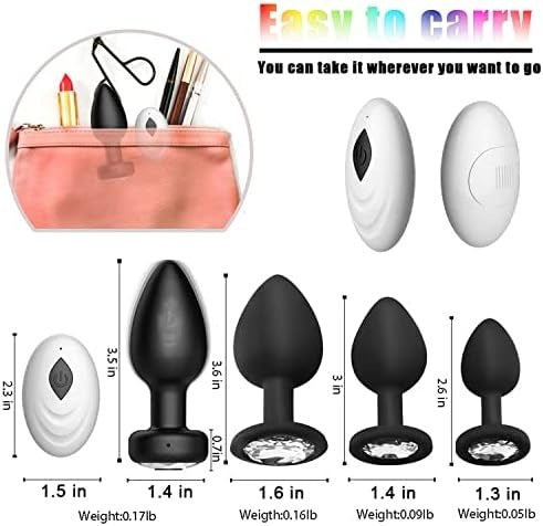 DeviantDaisy - Diamond Anal Plug Vibrator with 3Pcs Butt Plug