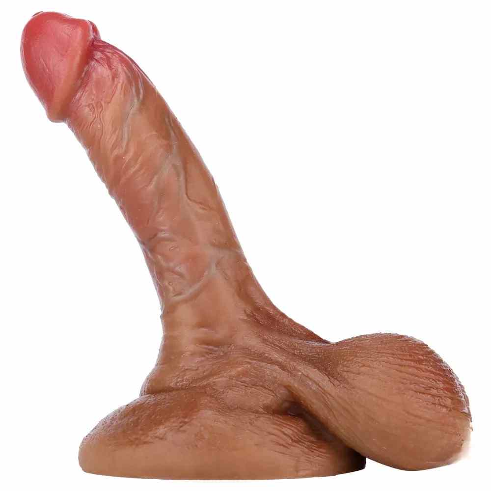 SteamyCitrus - 6.3in 7.09in Real Touch Feel Dildo Soft Silicone Simulation Toy