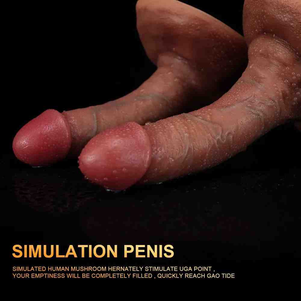 SteamyCitrus - 6.3in 7.09in Real Touch Feel Dildo Soft Silicone Simulation Toy