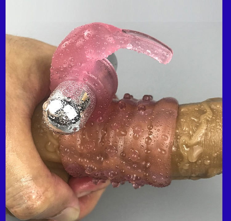 StubbornRabbit - Stretchy Vibrating Bunny Enhancer | Vibrating Sleeve