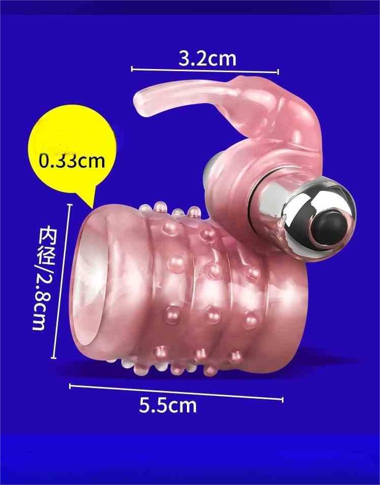 StubbornRabbit - Stretchy Vibrating Bunny Enhancer | Vibrating Sleeve