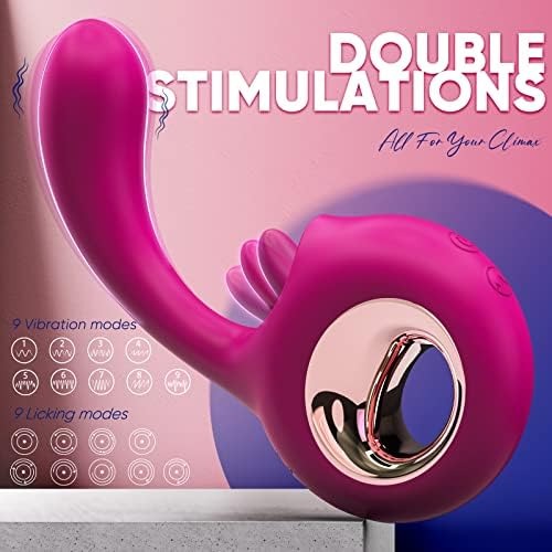 Vixen - G Spot Dildo Vibrator & Tongue Licking Stimulator