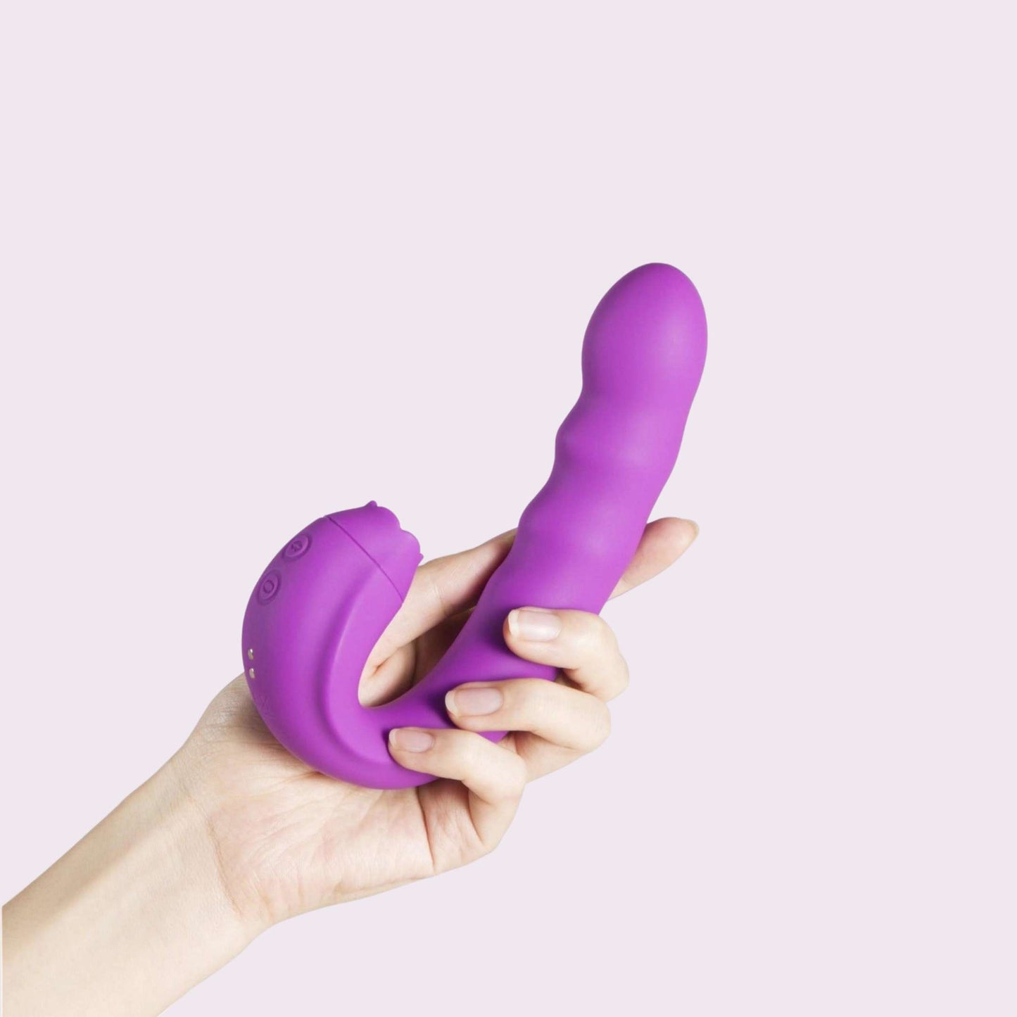 LILI G-Spot Vibrator With Rotating Head & Tongue Vibrator