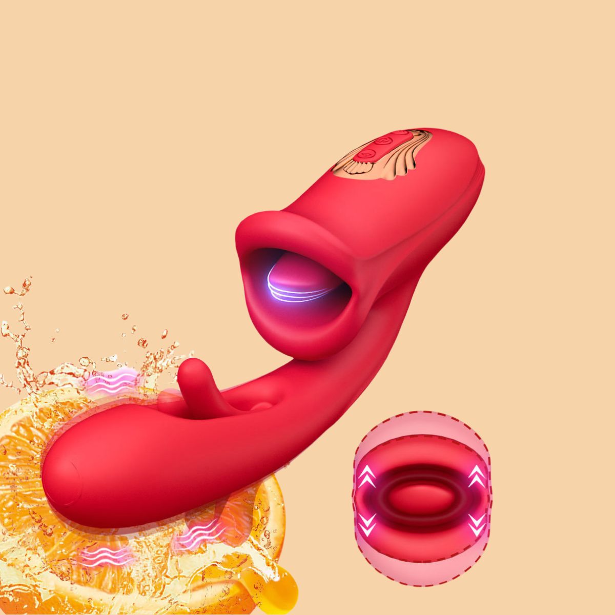 Lovebirdvibe - G Spot Flapping Vibrator with Tongue Lovebirdvibe - G Spot Flapping Vibrator with Tongue