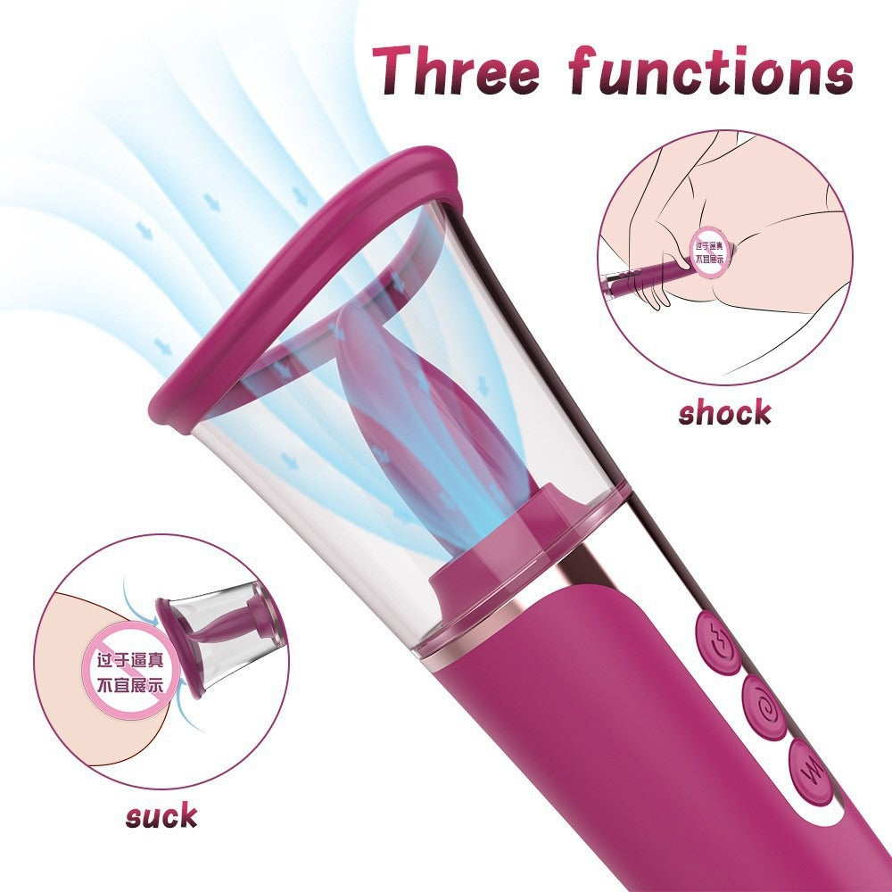 FantasyDream - Ultimate Pleasure Double Ended Tongue Clit Vibrator