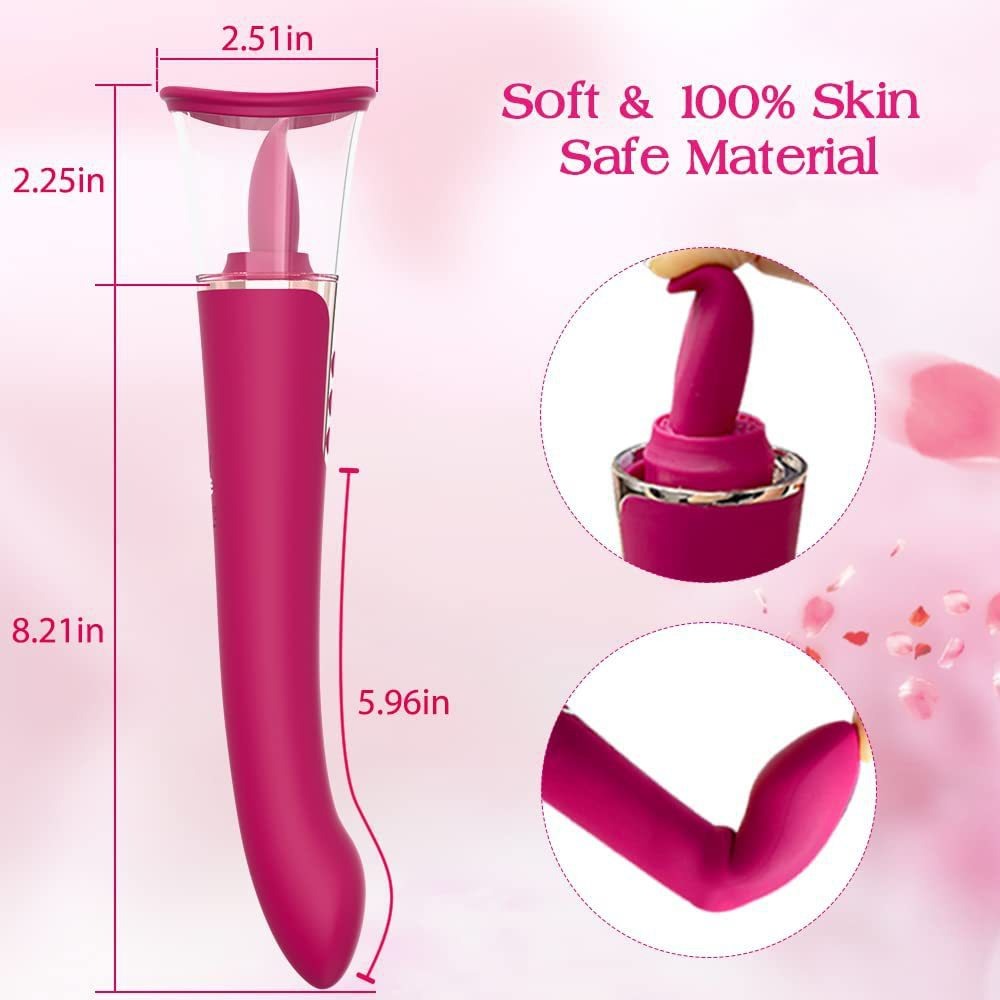 FantasyDream - Ultimate Pleasure Double Ended Tongue Clit Vibrator