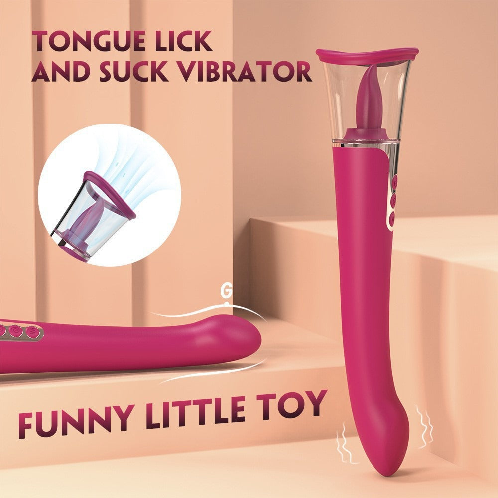 FantasyDream - Ultimate Pleasure Double Ended Tongue Clit Vibrator