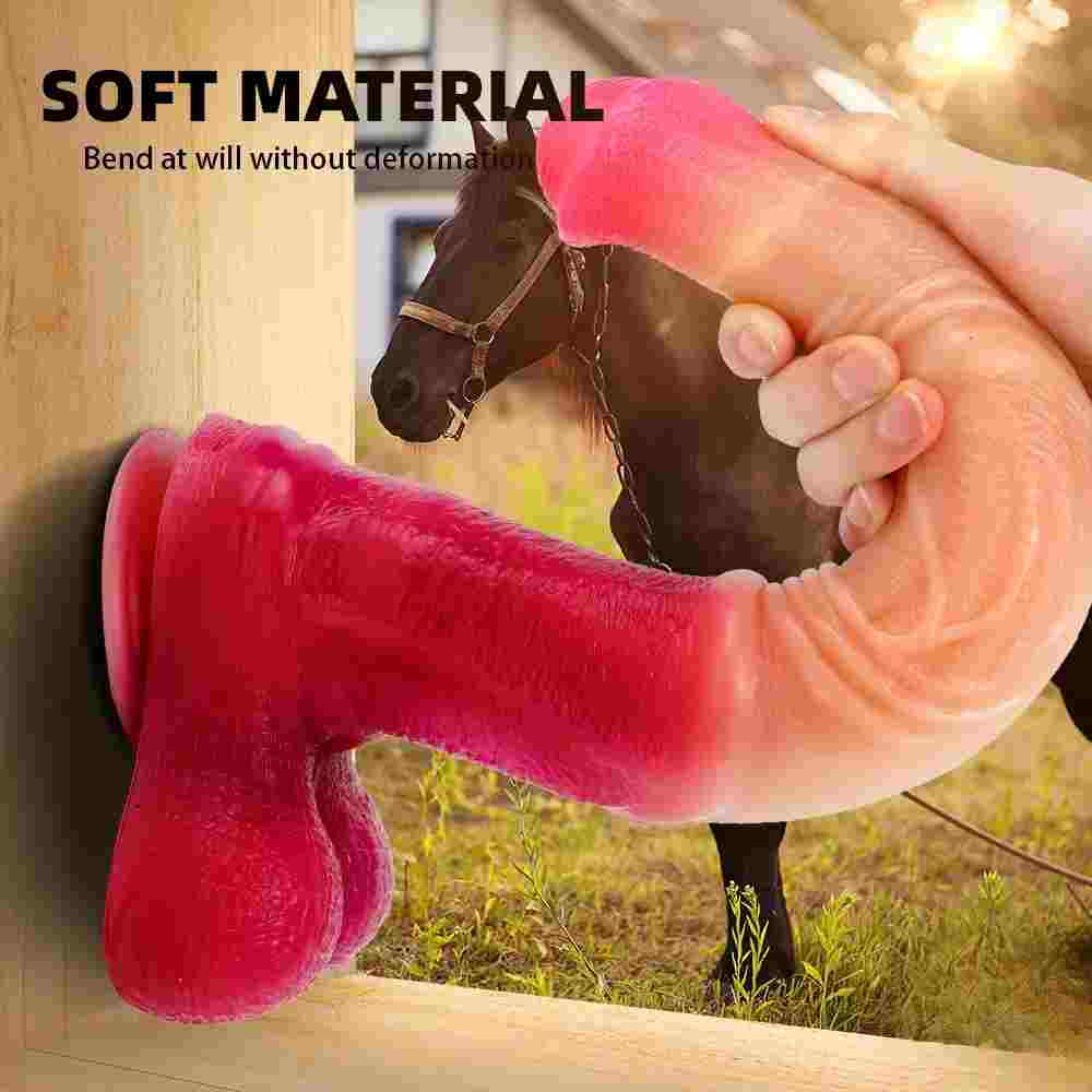PassionFlamingo - 14.57in Huge Long Animal Horse Dildo For Women Sex