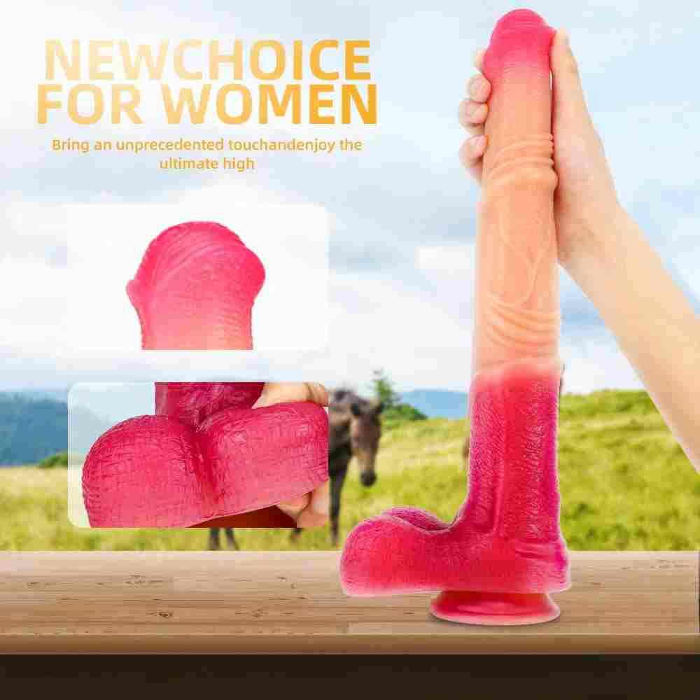 PassionFlamingo - 14.57in Huge Long Animal Horse Dildo For Women Sex