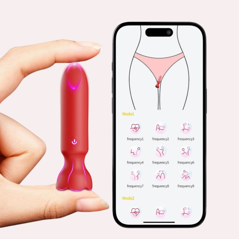 Luna - Mini Bullet Vibrator App Controlled Lipstick Clitoral Vibrator