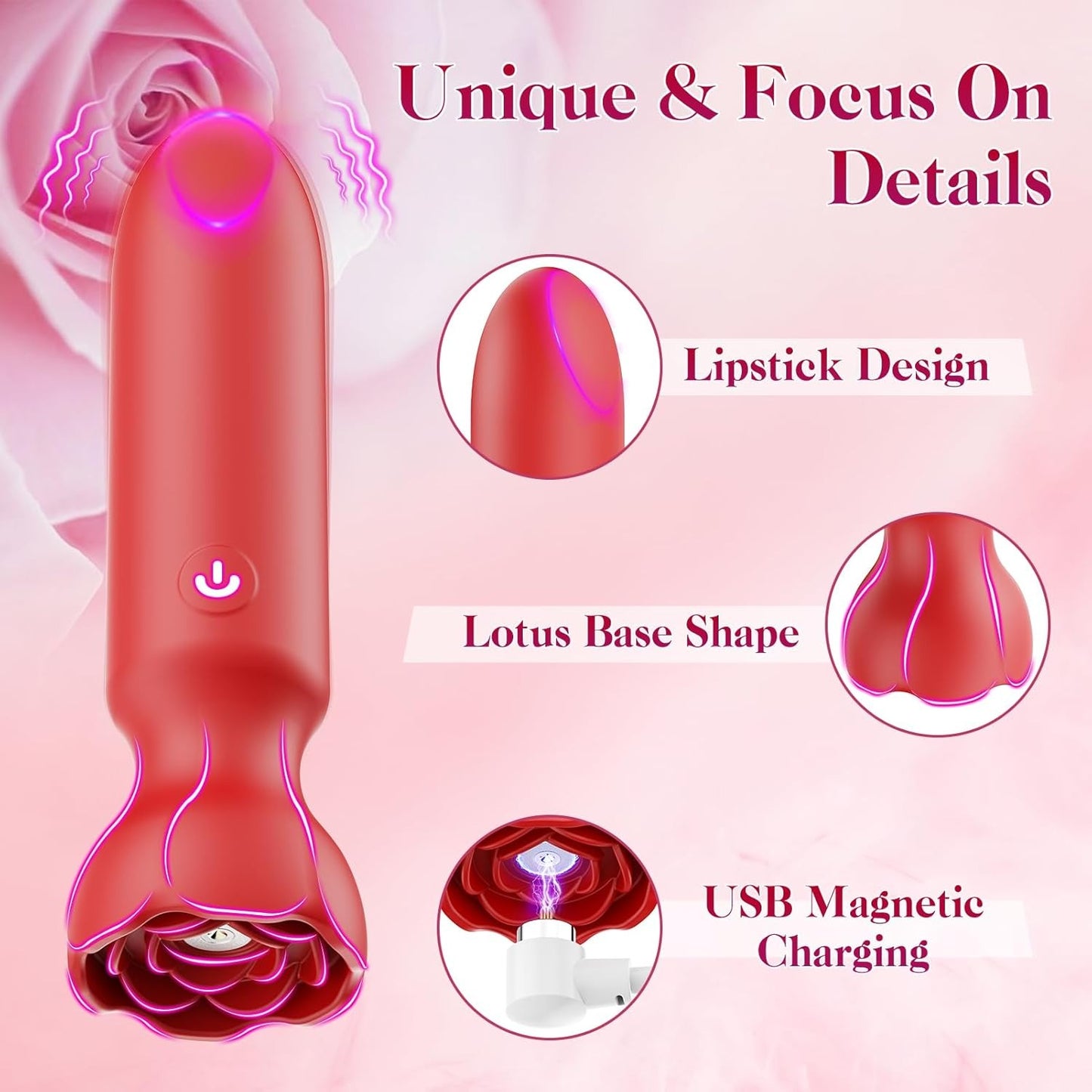Luna - Mini Bullet Vibrator App Controlled Lipstick Clitoral Vibrator
