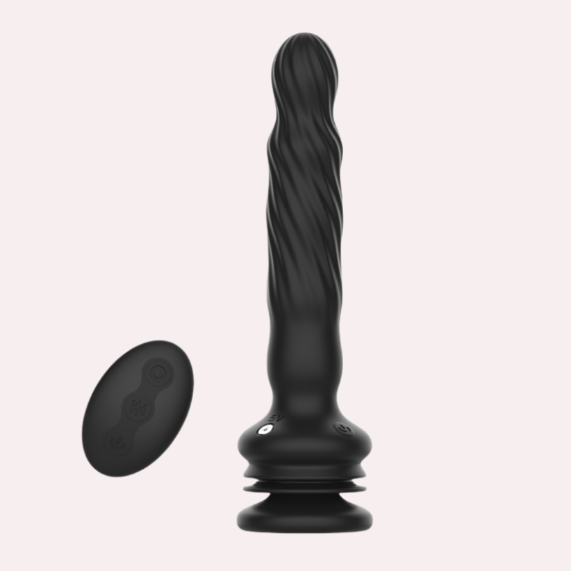 Obsidian - Wriggling Rotating Prostate Massager Anal Butt Plug