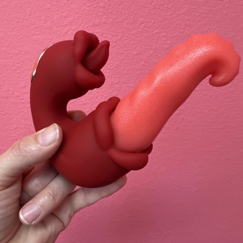 OctoLick Tongue Thrusting Vibrators for Female Couples Games Lovebirdvibe OctoLick Tongue Thrusting Vibrators for Female Couples Games Lovebirdvibe