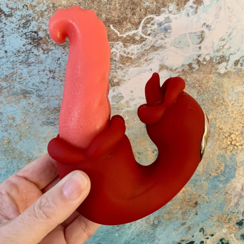 OctoLick Tongue Thrusting Vibrators for Female Couples Games