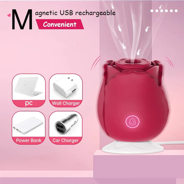 RoseSeduction - Inya Rose | Rose Vibration, Air Pulse & Suction