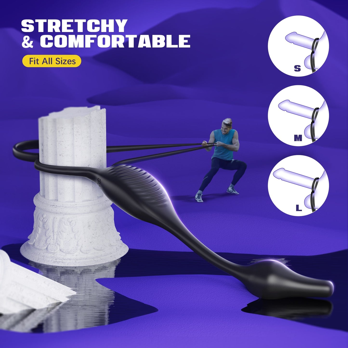 Zoppy | 3 in 1 Prostate Massager Butt Plug with Double Ring