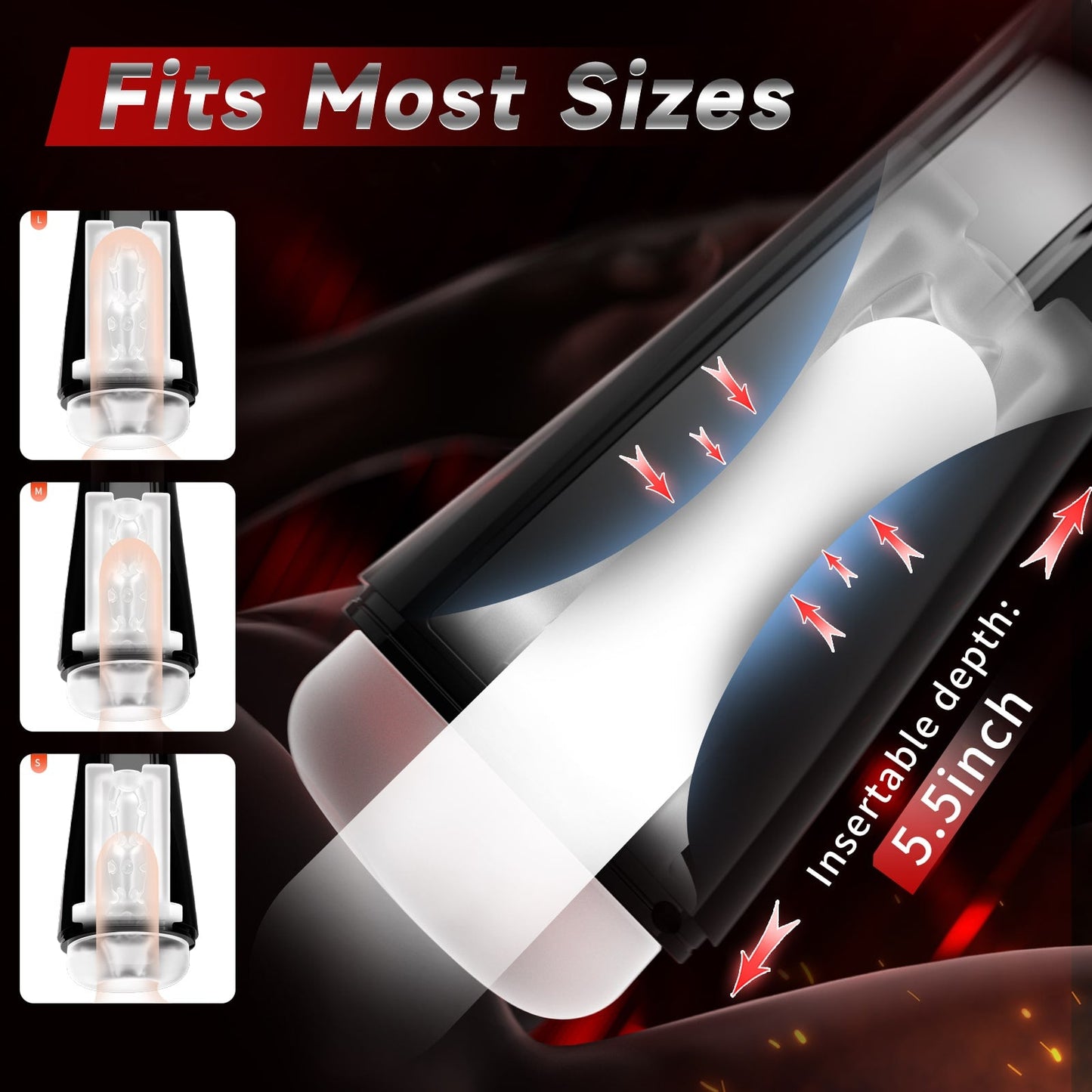 Blush | 3 in 1 Vacuum Pump penis Trainer Male Masturbator