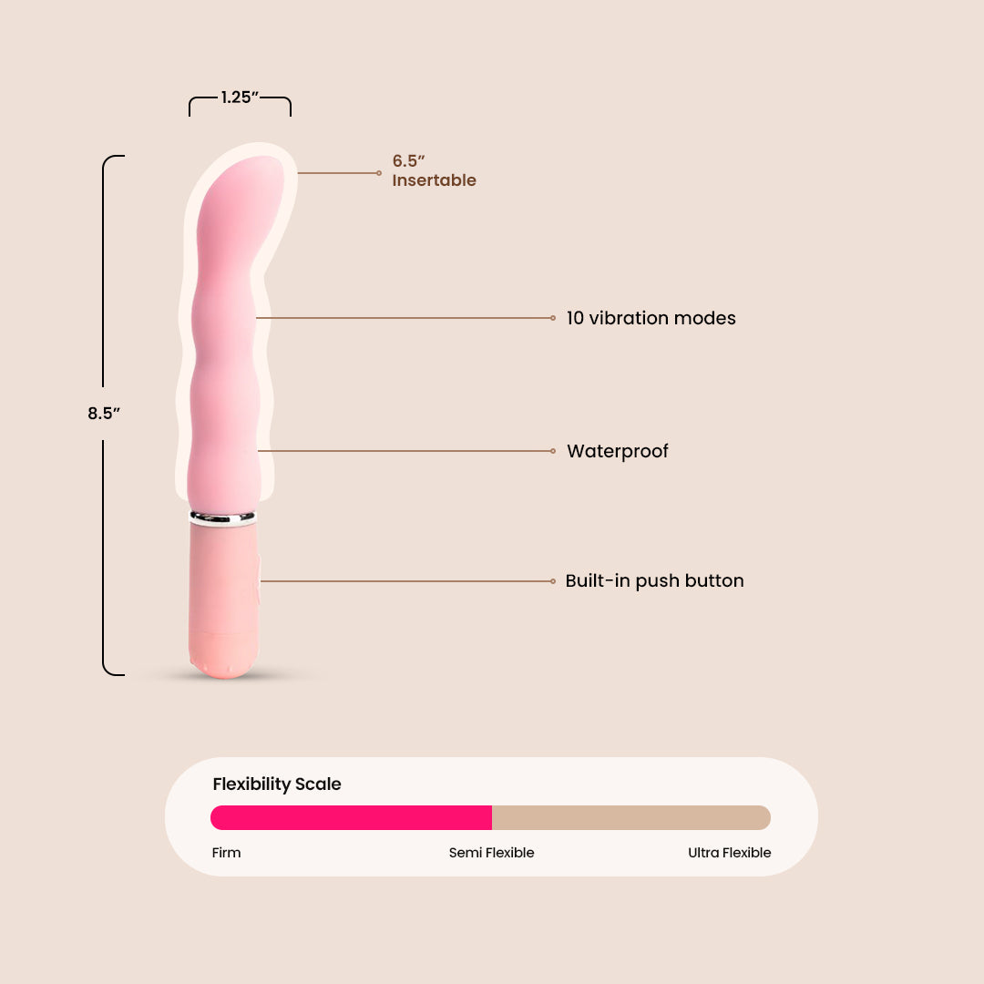 SensuousSunflower - G-Spot 01 | Precision Tip & Rippled Shaft