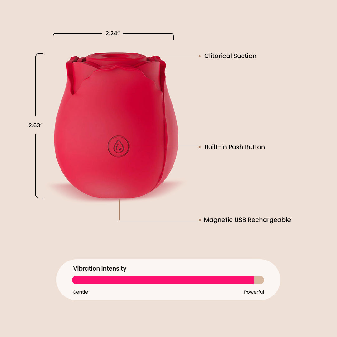 RoseSeduction - Inya Rose | Rose Vibration, Air Pulse & Suction