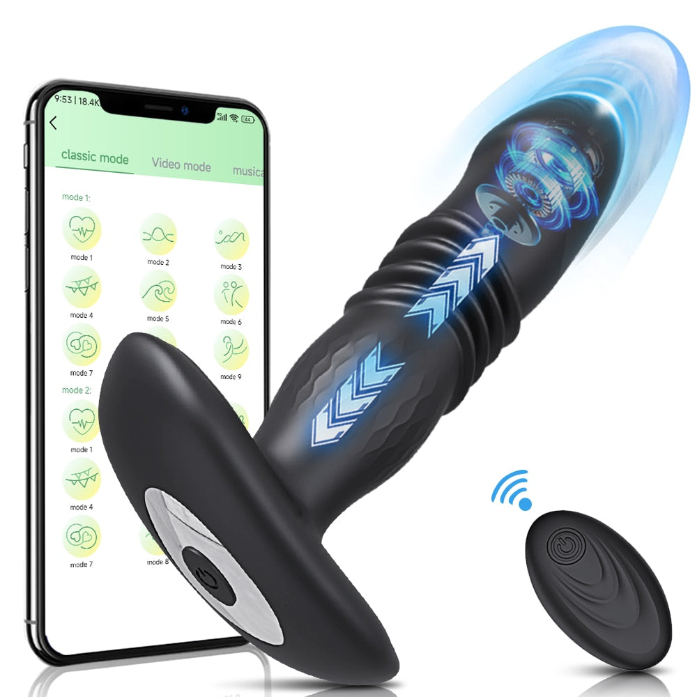 PuppyPassion - Thrusting Butt Plug Anal APP Vibrator