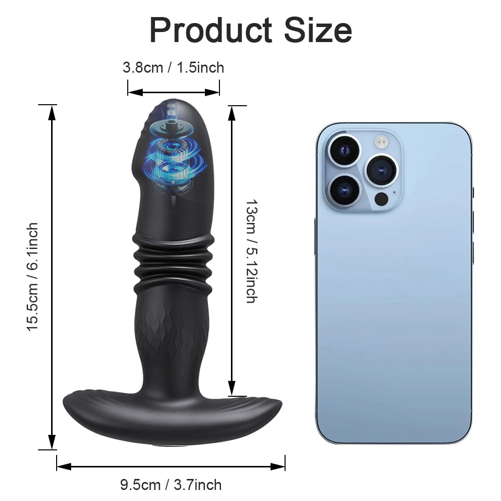 PuppyPassion - Thrusting Butt Plug Anal APP Vibrator