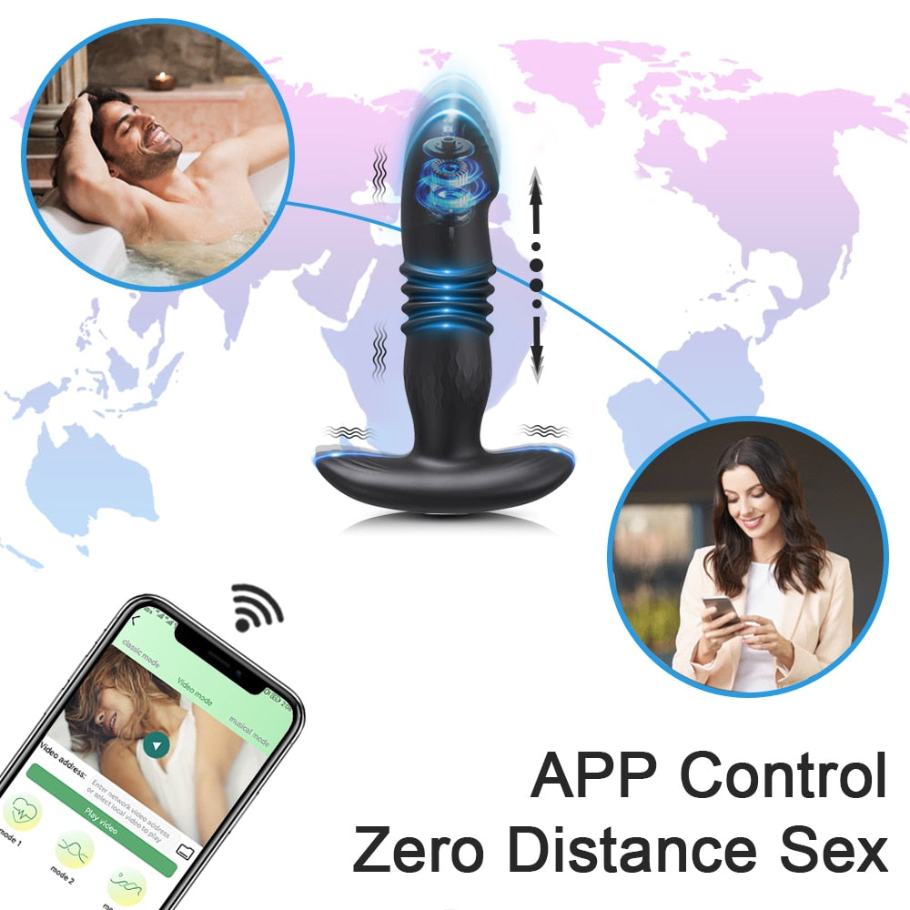 PuppyPassion - Thrusting Butt Plug Anal APP Vibrator