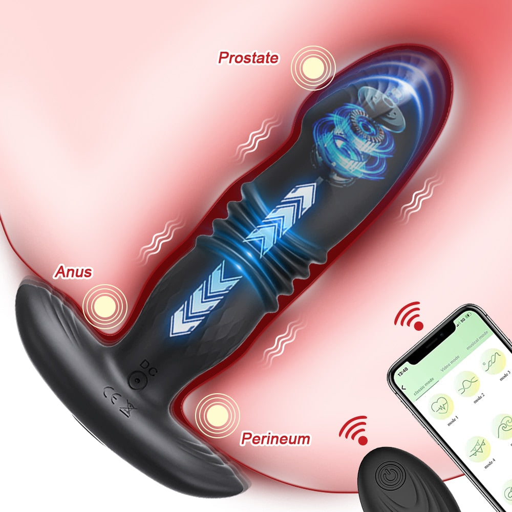 PuppyPassion - Thrusting Butt Plug Anal APP Vibrator