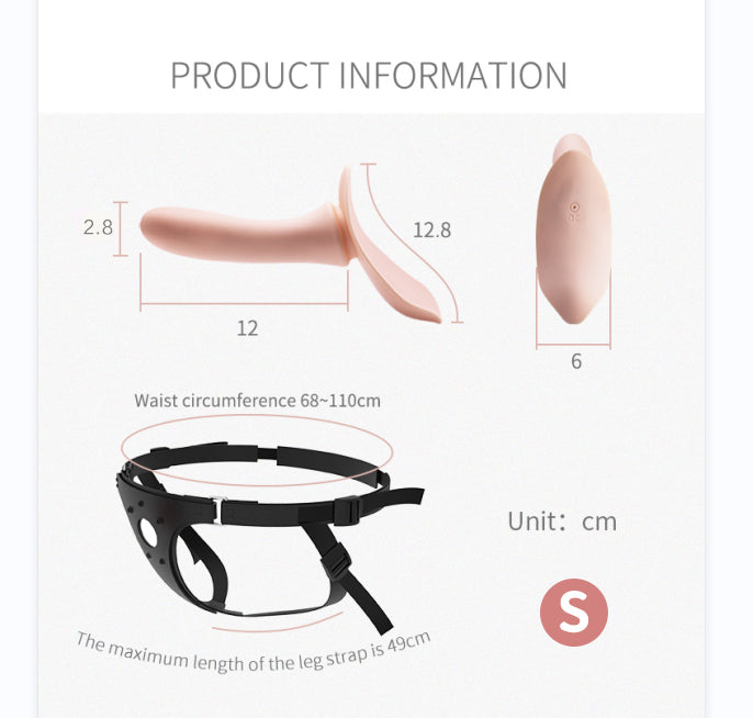 WhiskeyWildcat - Dual vibration Strap-on Harness Dildo