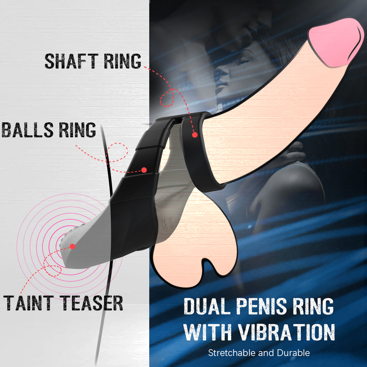 SpicyCactus - Multiple-point Stimulation Dual Penis Massager