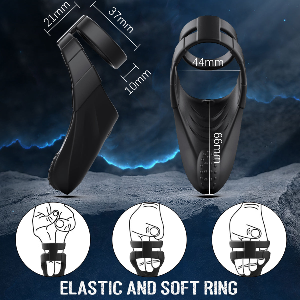 SpicyCactus - Multiple-point Stimulation Dual Penis Massager