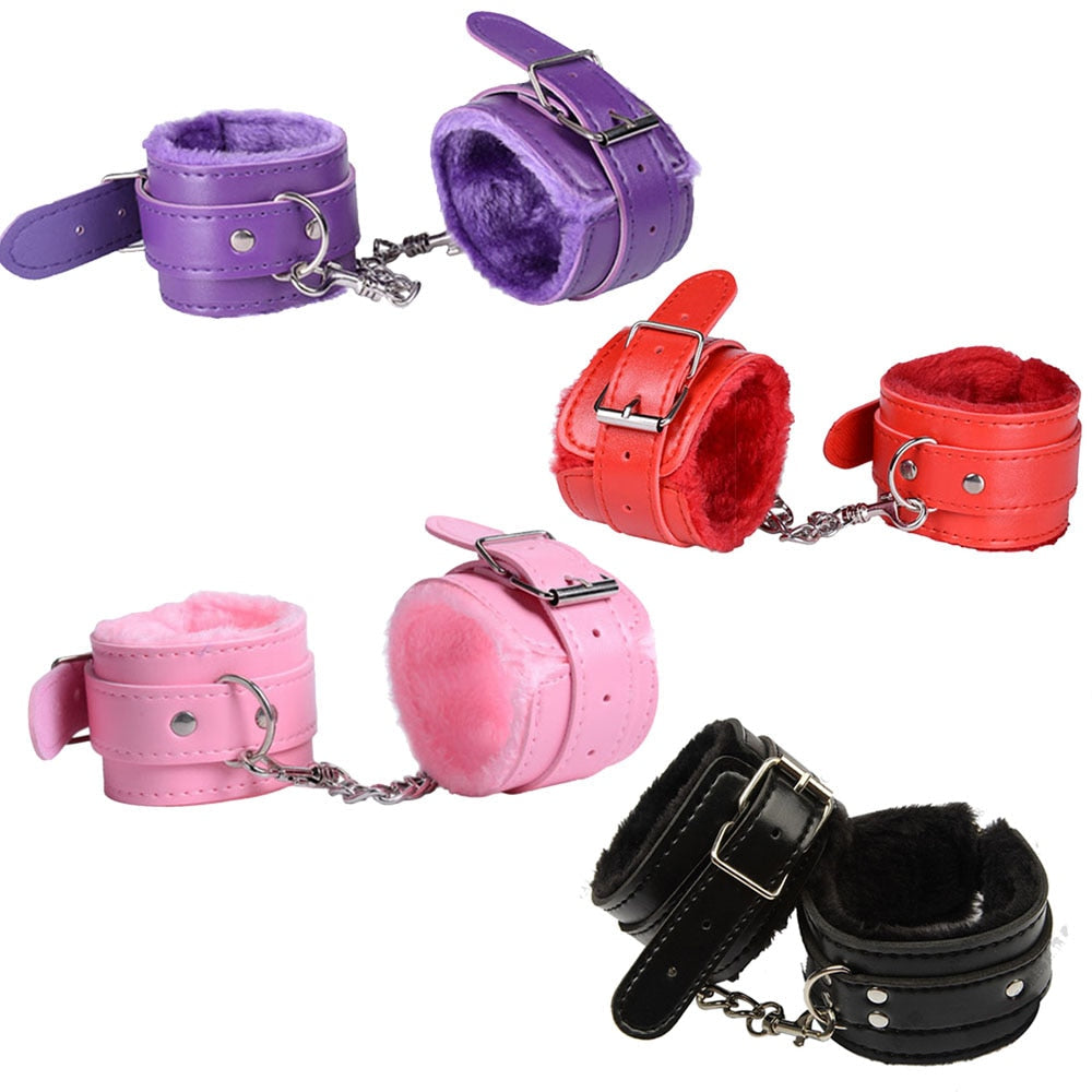 VoluptuousViper - Adjustable BDSM Handcuffs Ankle Cuff
