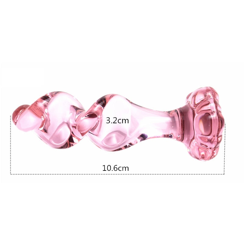 BearBerry - Pink Crystal Anal Plug