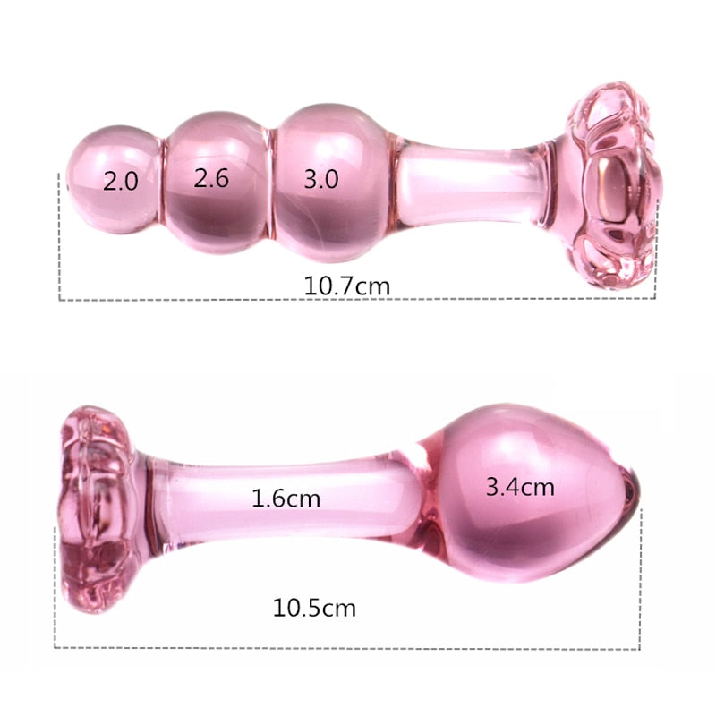 BearBerry - Pink Crystal Anal Plug