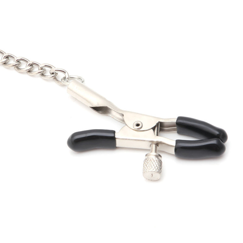 SensualBerry - 1 Pair 30cm Chains Men Nipple Clip Toy