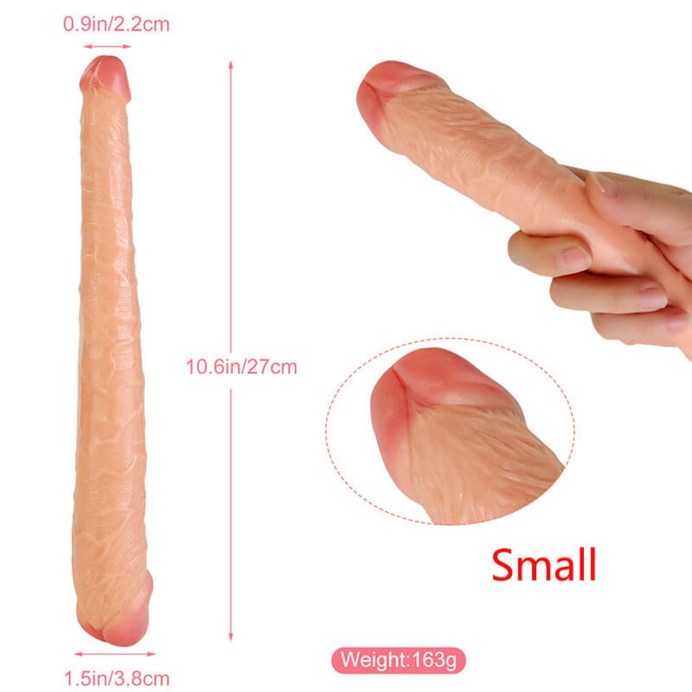 ForbiddenCat - 10.6in 14.6in Veiny Double Dildo Gay Sex Toy