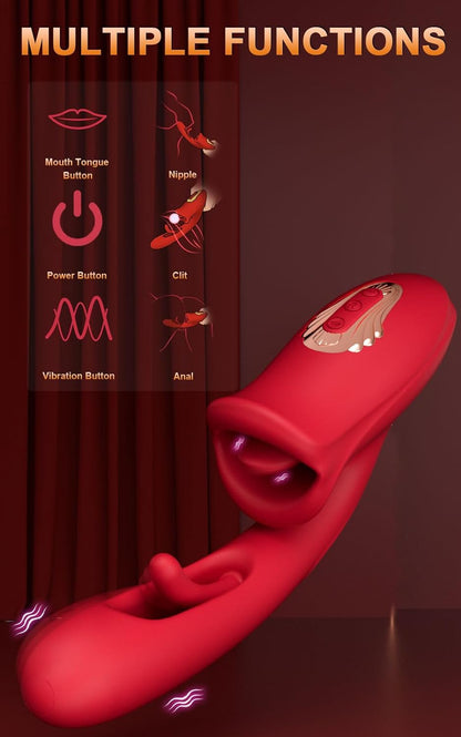 Amara - G Spot Flapping Vibrator with Tongue