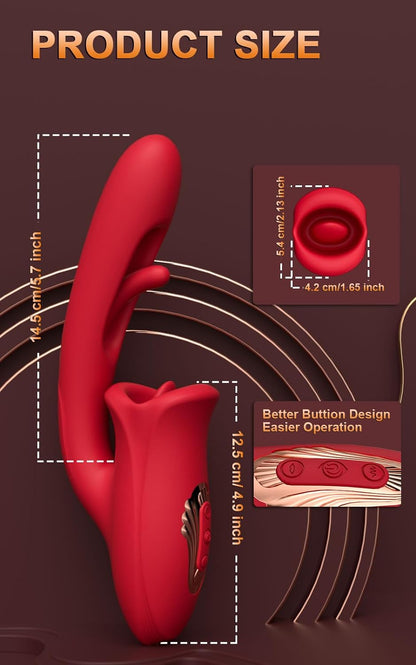 Amara - G Spot Flapping Vibrator with Tongue