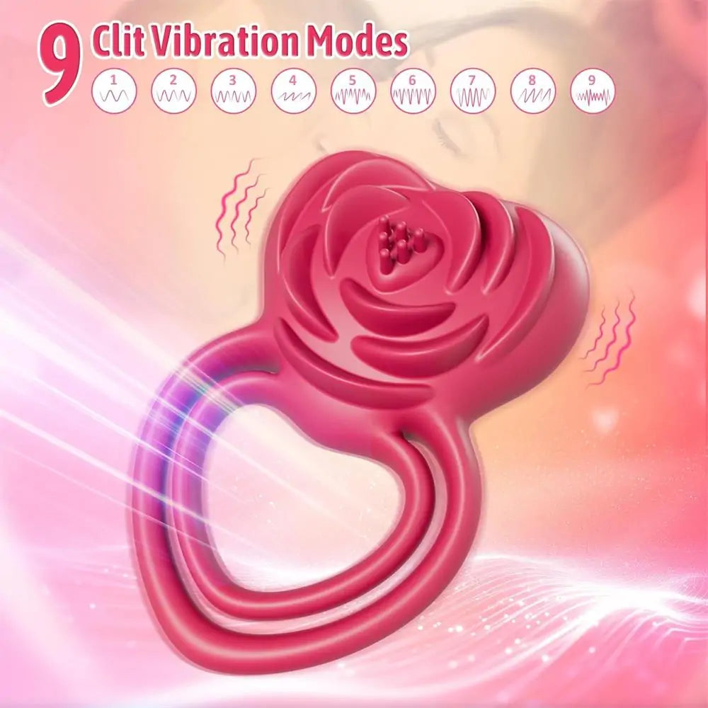 LoveHeart - Vibrating Cock Ring with Clitoral Stimulator