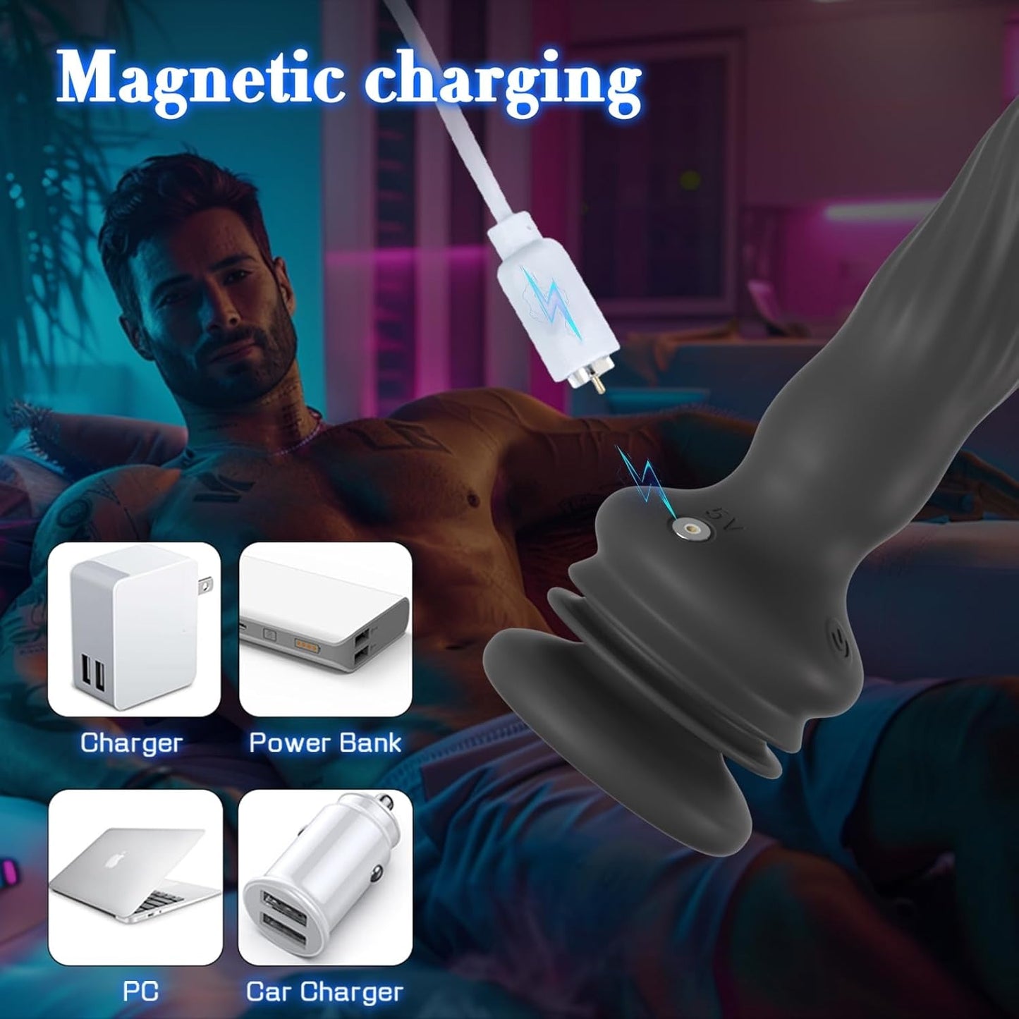 Obsidian - Wriggling Rotating Prostate Massager Anal Butt Plug