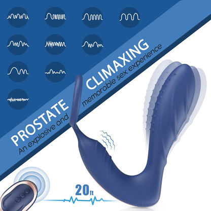 Rumba | Vibration Dual-Motor Prostate Massager With Penis Ring