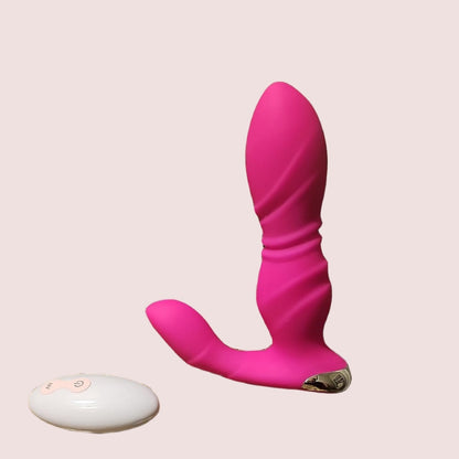 Plushy | Thrusting Wearable Butt Plug G-Spot Vibrator