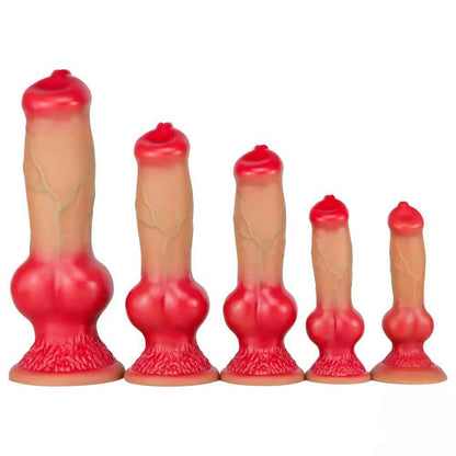 WhiskeyWolf - XML Ombre Premium Silicone Dog Animal Huge Thick Dildo