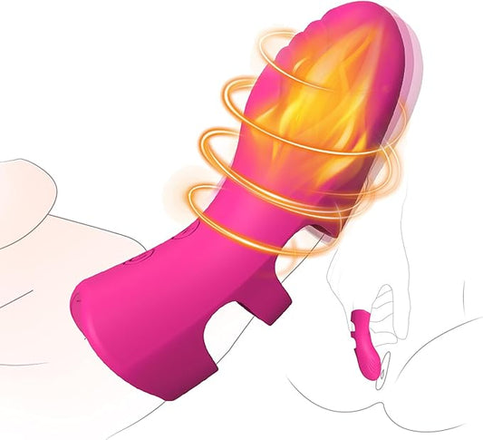 Finger Sex Toy & Heating Clitoral G-Spot Nipple Butterfly Vibrators for Women or Couples