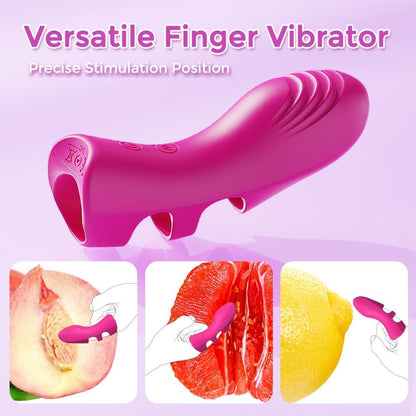 Finger Sex Toy & Heating Clitoral G-Spot Nipple Butterfly Vibrators for Women or Couples