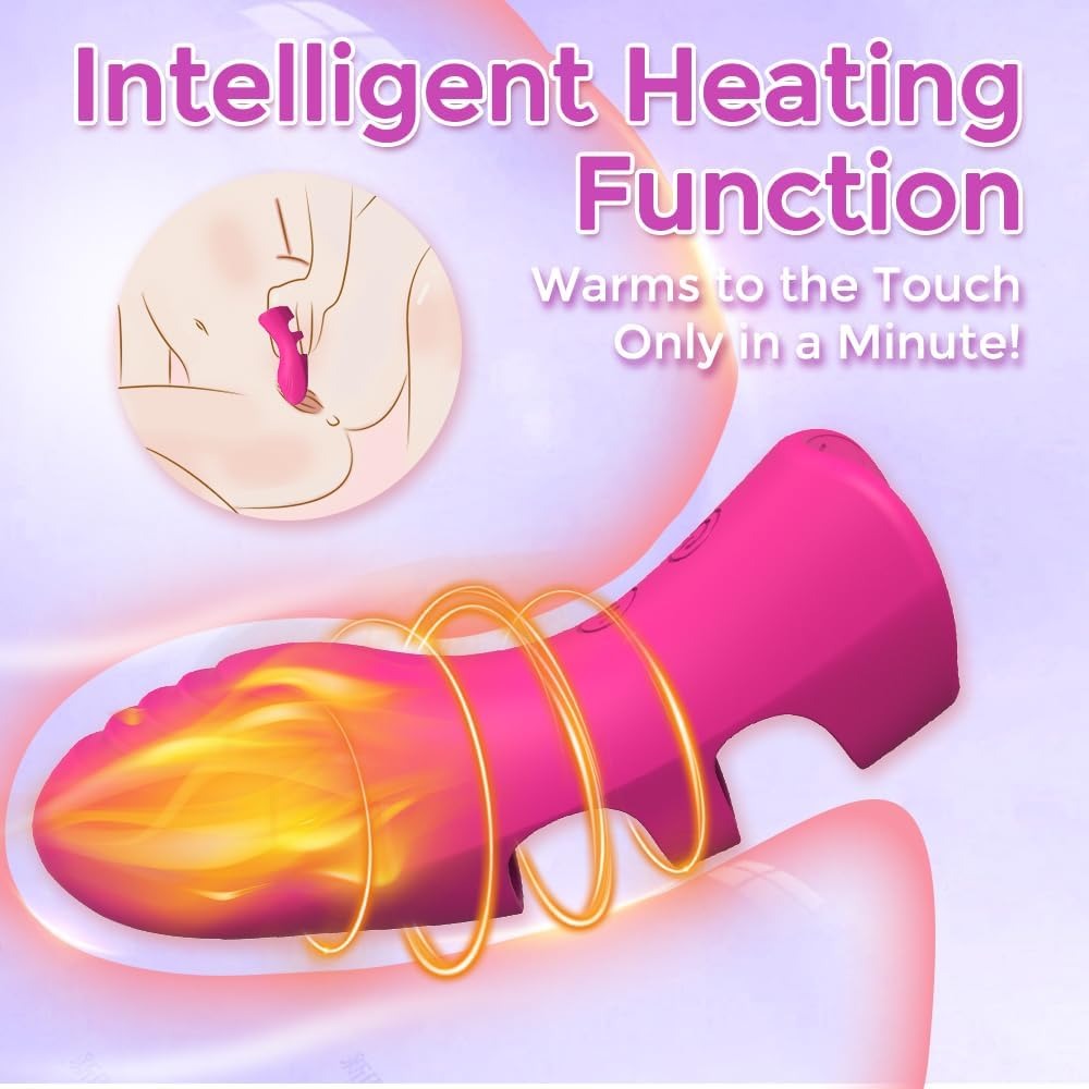 Finger Sex Toy & Heating Clitoral G-Spot Nipple Butterfly Vibrators for Women or Couples